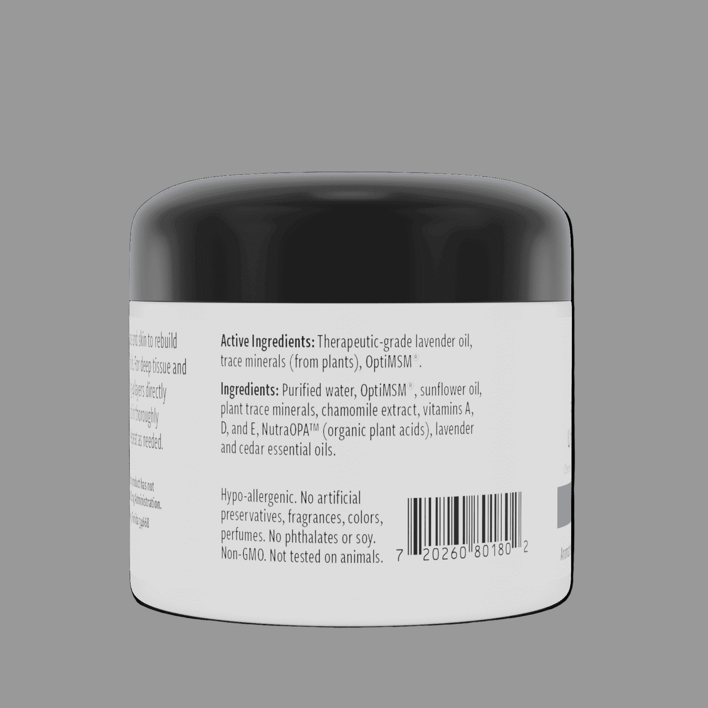 Face, Skin, and Joint Ultra Relief MSM Cream