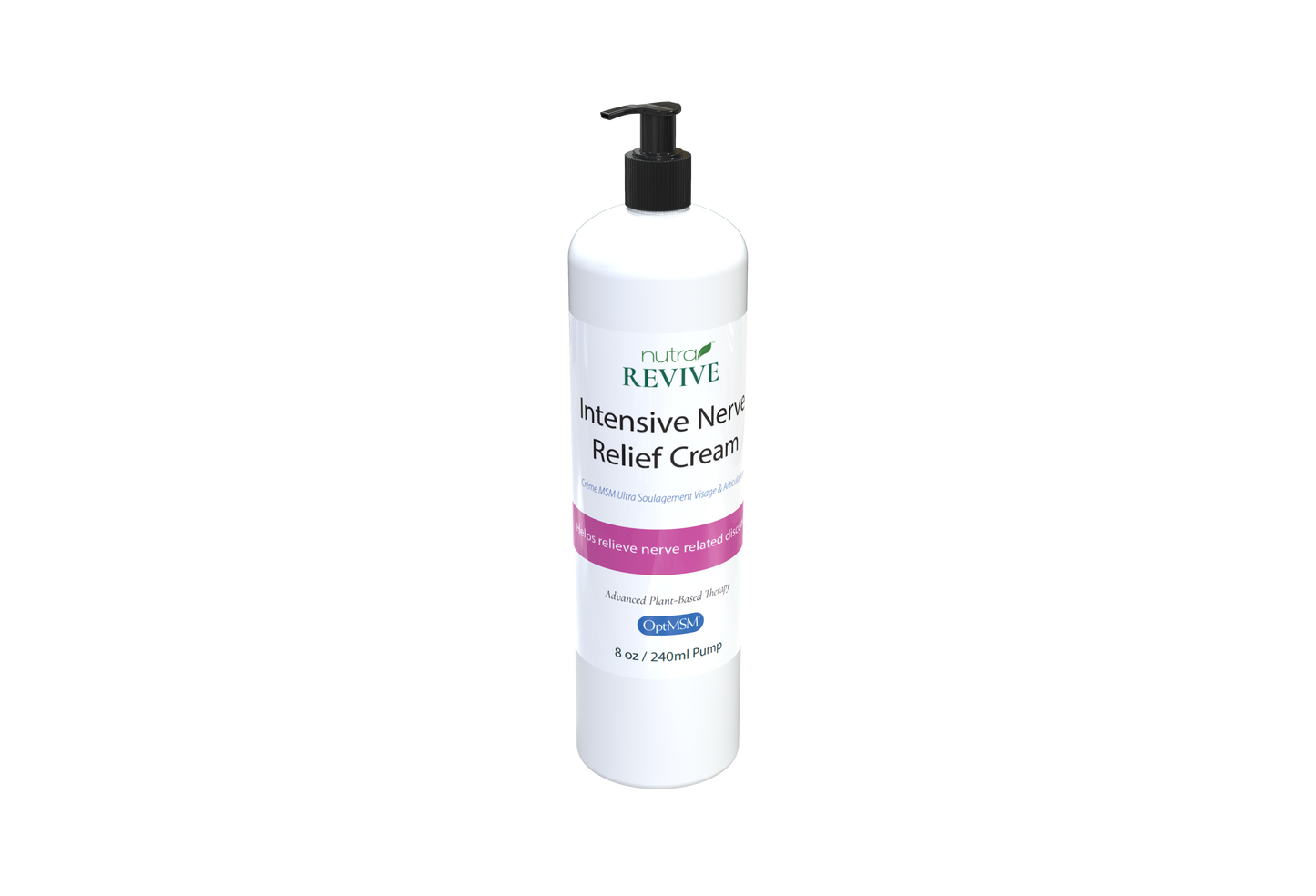 Revive Intensive Nerve Relief Cream (Neuropathy) 8oz / 240ml Pump TESTER