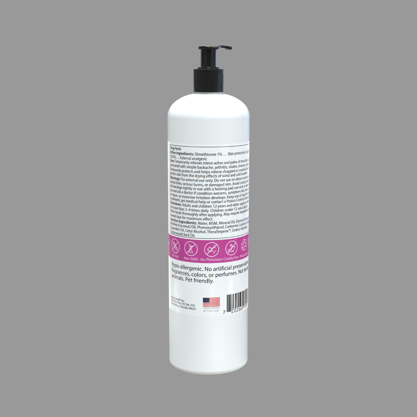 Revive Intensive Nerve Relief Cream (Neuropathy) 8oz / 240ml Pump