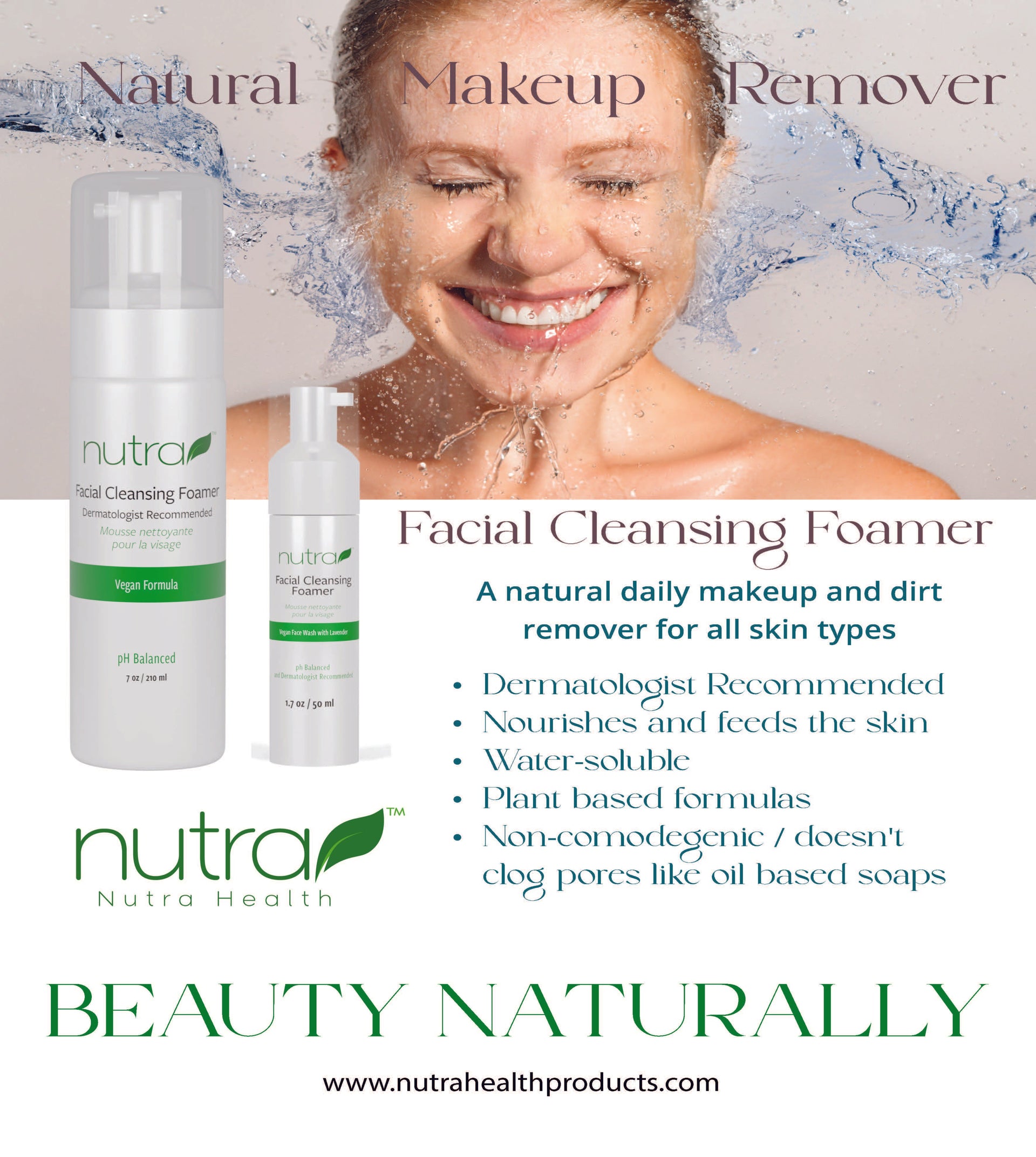 Facial Cleansing Foamer Marketing Materials
