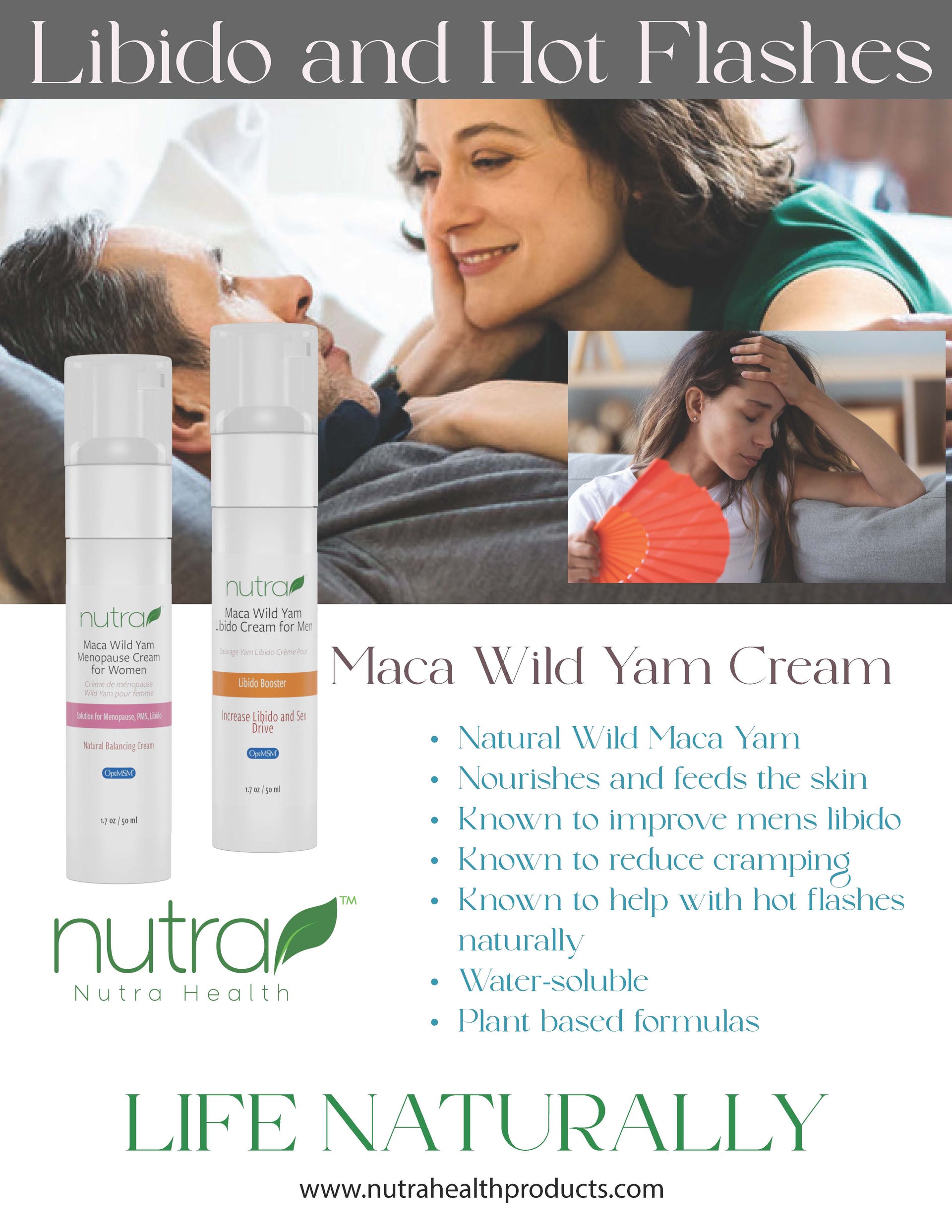 Maca Wild Yam Cream Marketing Materials