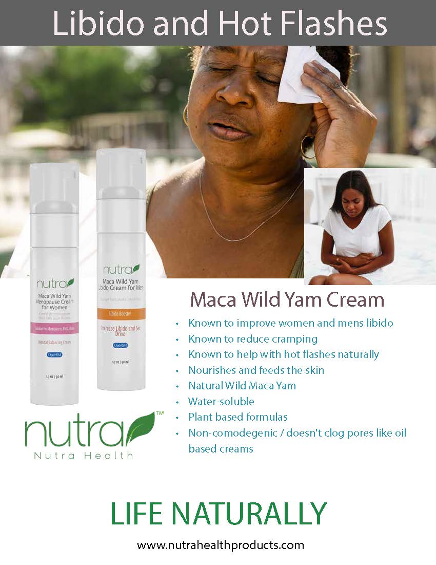 Maca Wild Yam Cream Marketing Materials