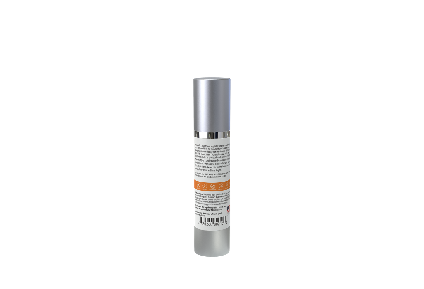 Revive Maca Wild Yam Cream for Men 1.7oz Pump