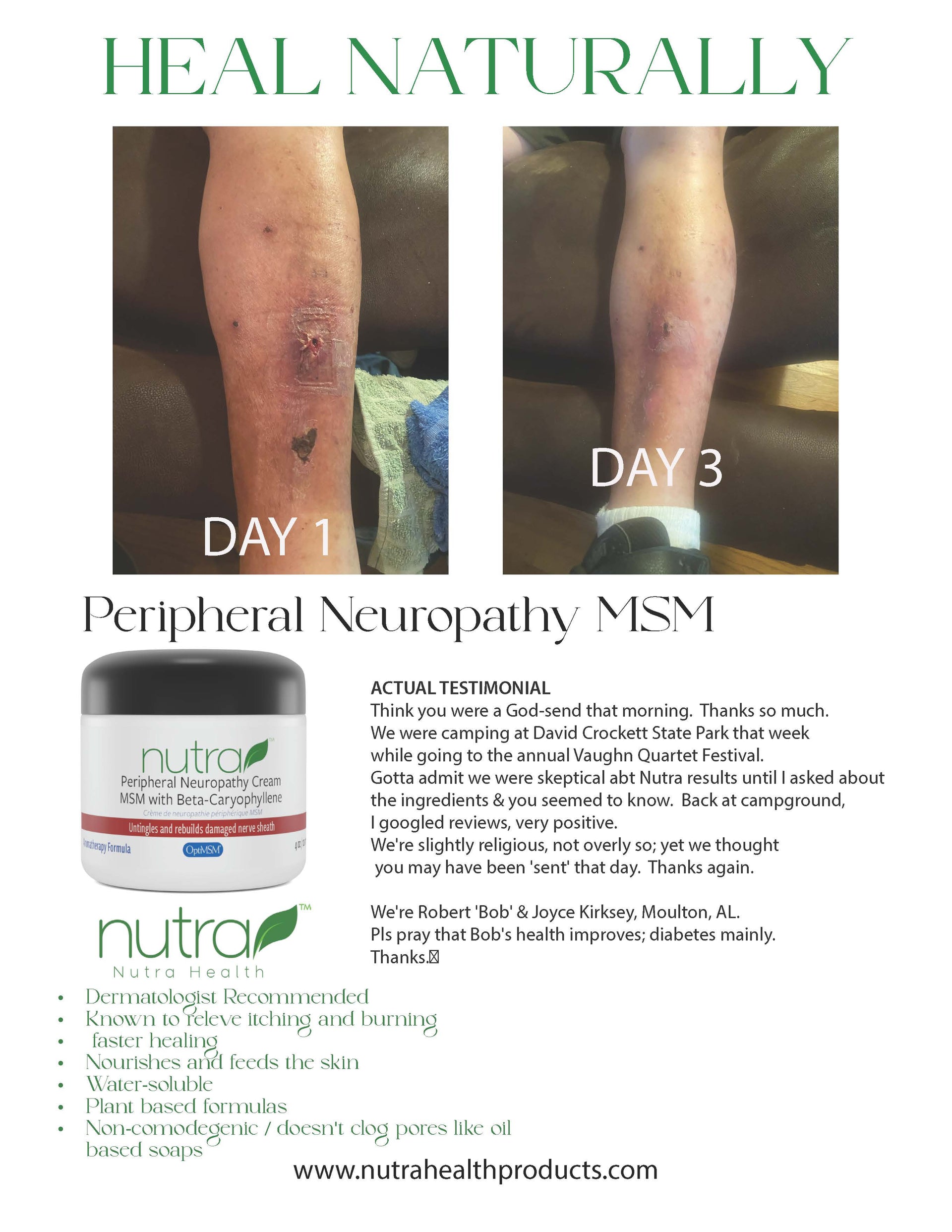 Peripheral Neuropathy MSM Marketing Materials