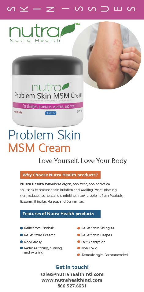 Problem Skin MSM Cream Marketing Materials
